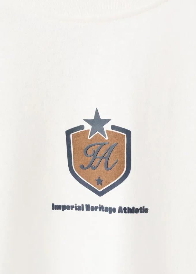 T-shirt in misto cotone stampato T-shirt in misto cotone stampato