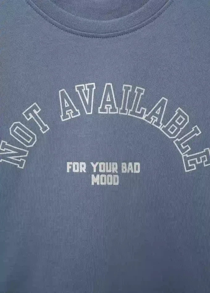 T-shirt in misto cotone stampato T-shirt in misto cotone stampato