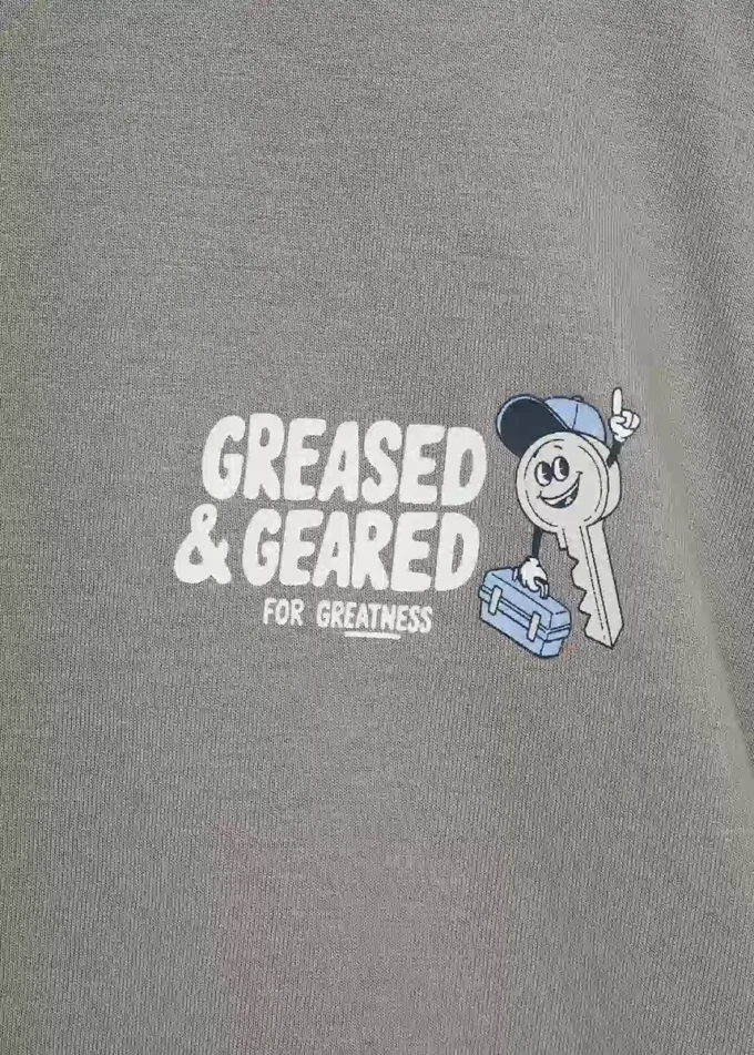 T-shirt in misto cotone stampato T-shirt in misto cotone stampato