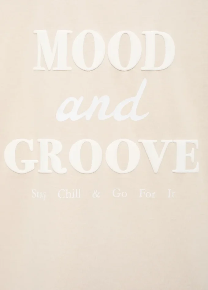 T-shirt in misto cotone stampato T-shirt in misto cotone stampato