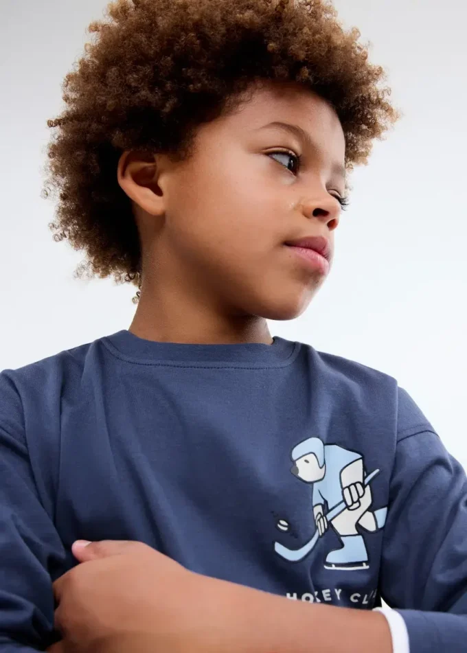 T-shirt in misto cotone stampato T-shirt in misto cotone stampato