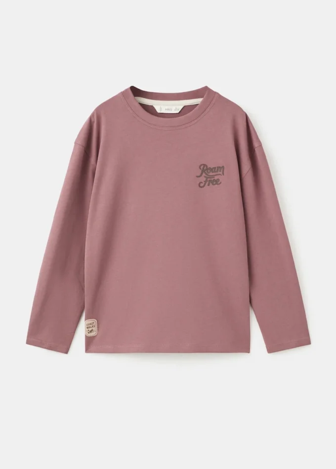 T-shirt in misto cotone stampato T-shirt in misto cotone stampato