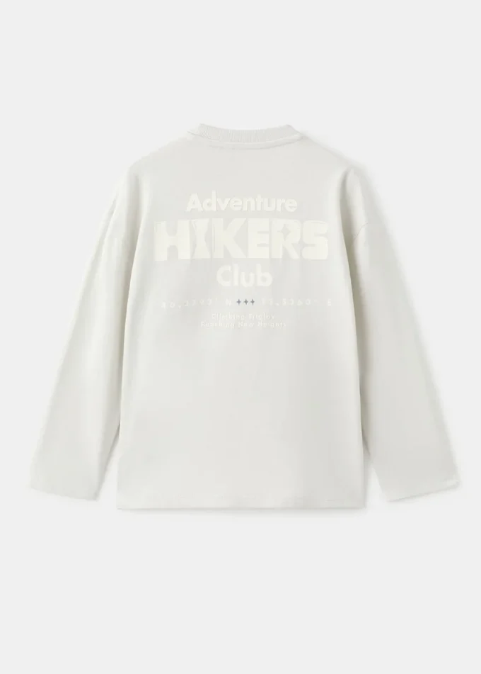 T-shirt in misto cotone stampato T-shirt in misto cotone stampato