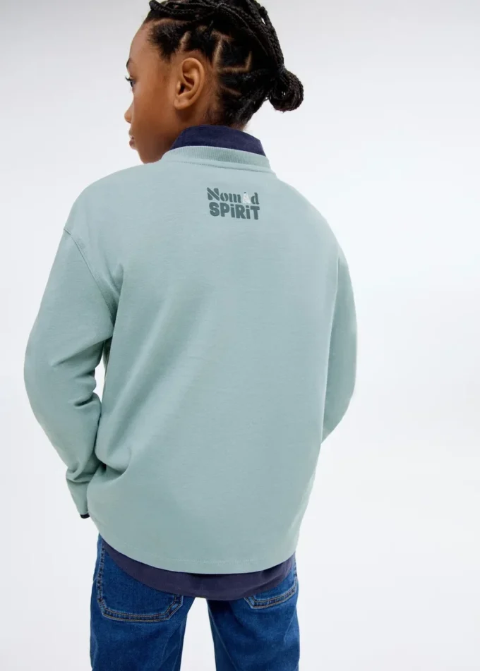 T-shirt in misto cotone stampato T-shirt in misto cotone stampato