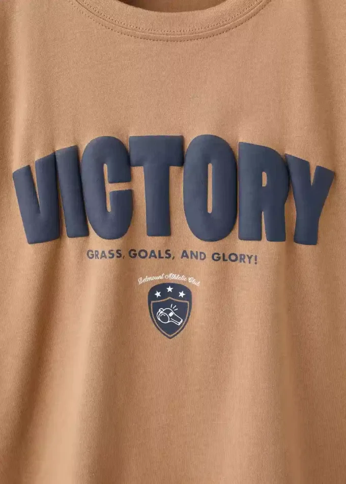 T-shirt in misto cotone stampato T-shirt in misto cotone stampato