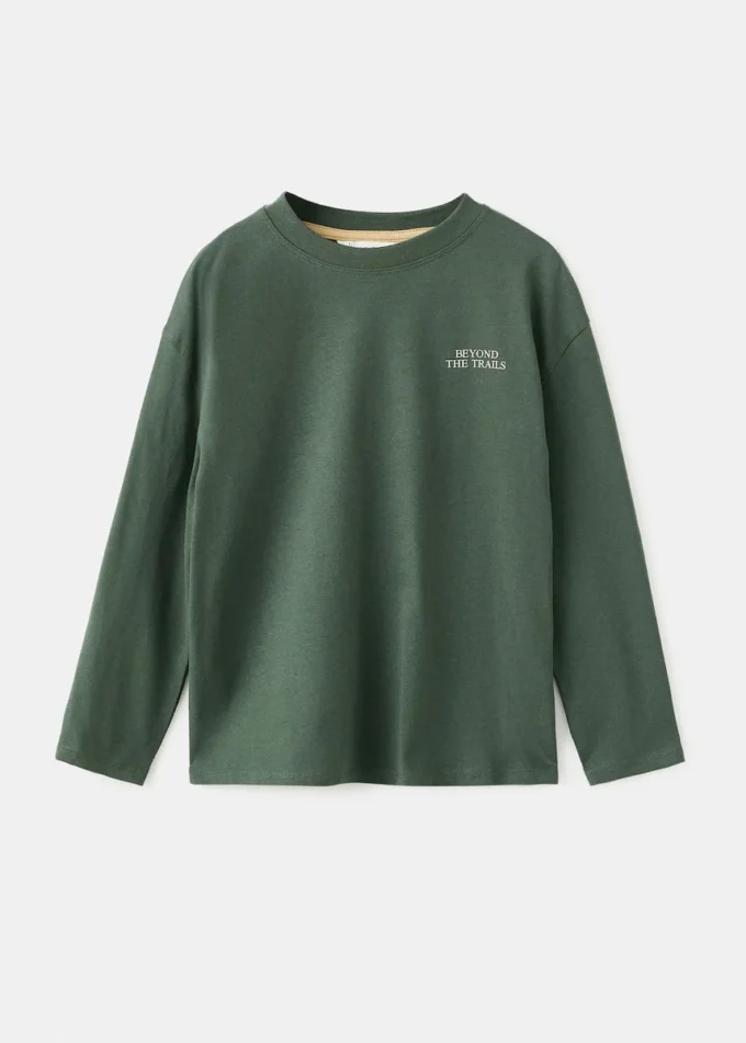 T-shirt in misto cotone stampato T-shirt in misto cotone stampato