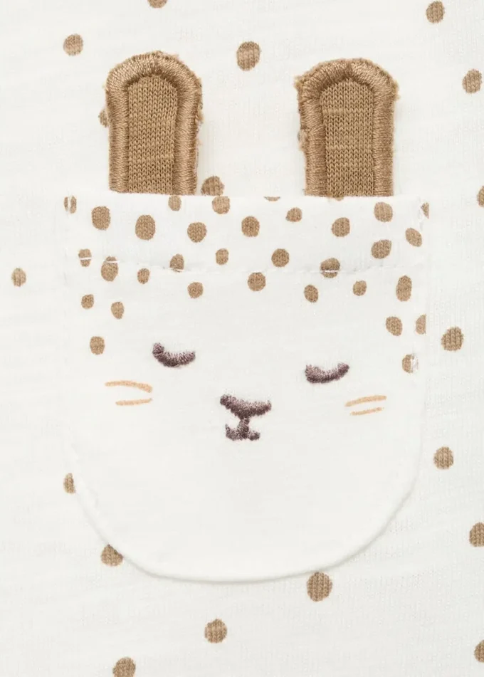 T-shirt Kitty con tasca T-shirt Kitty con tasca