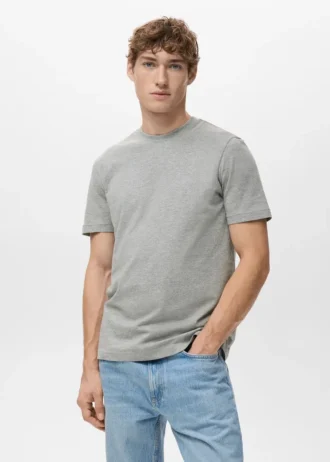 T-shirt slim fit 100% cotone