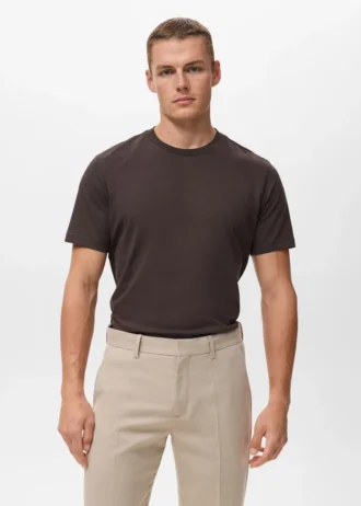 T-shirt slim fit 100% cotone