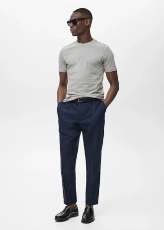 T-shirt slim fit 100% cotone