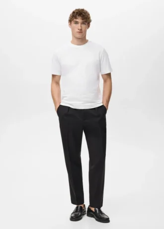 T-shirt slim fit 100% cotone