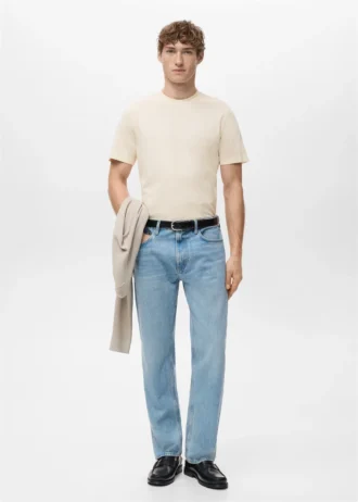 T-shirt slim fit 100% cotone