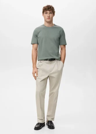 T-shirt slim fit 100% cotone