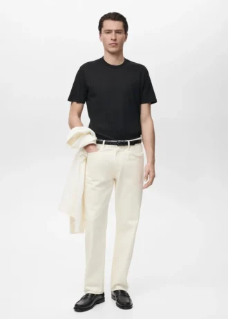 T-shirt slim fit 100% cotone