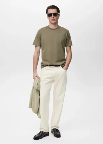 T-shirt slim fit 100% cotone