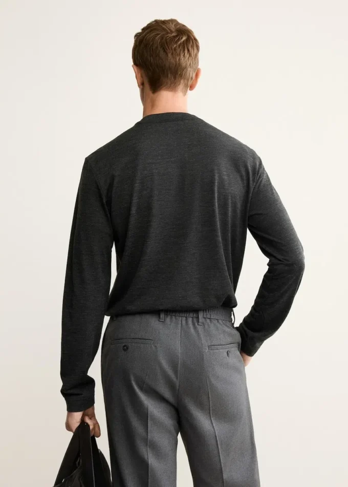 T-shirt slim fit in misto lana T-shirt slim fit in misto lana