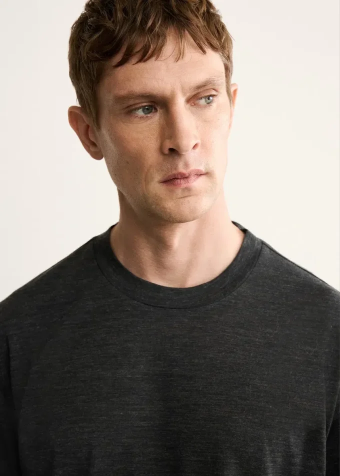 T-shirt slim fit in misto lana T-shirt slim fit in misto lana