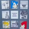 T-shirt Sonic con stampa in rilievo T-shirt Sonic con stampa in rilievo