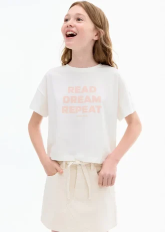 T-shirt stampata a maniche corte