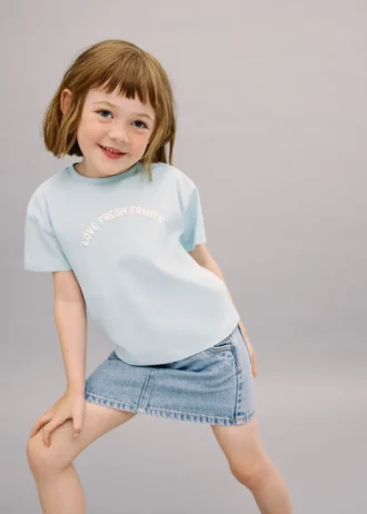 T-shirt stampata a maniche corte