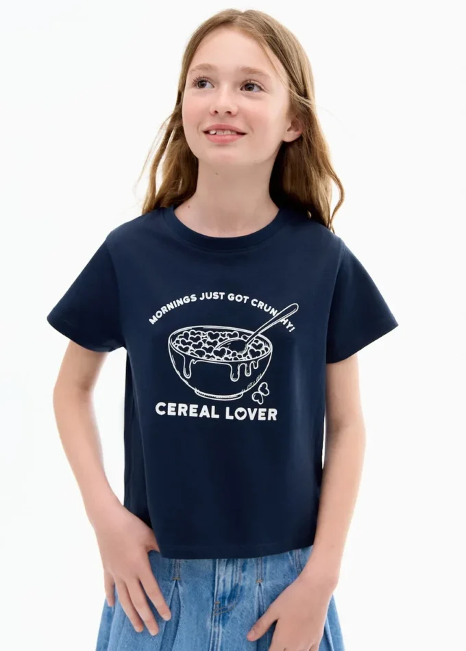 T-shirt stampata a maniche corte T-shirt stampata a maniche corte