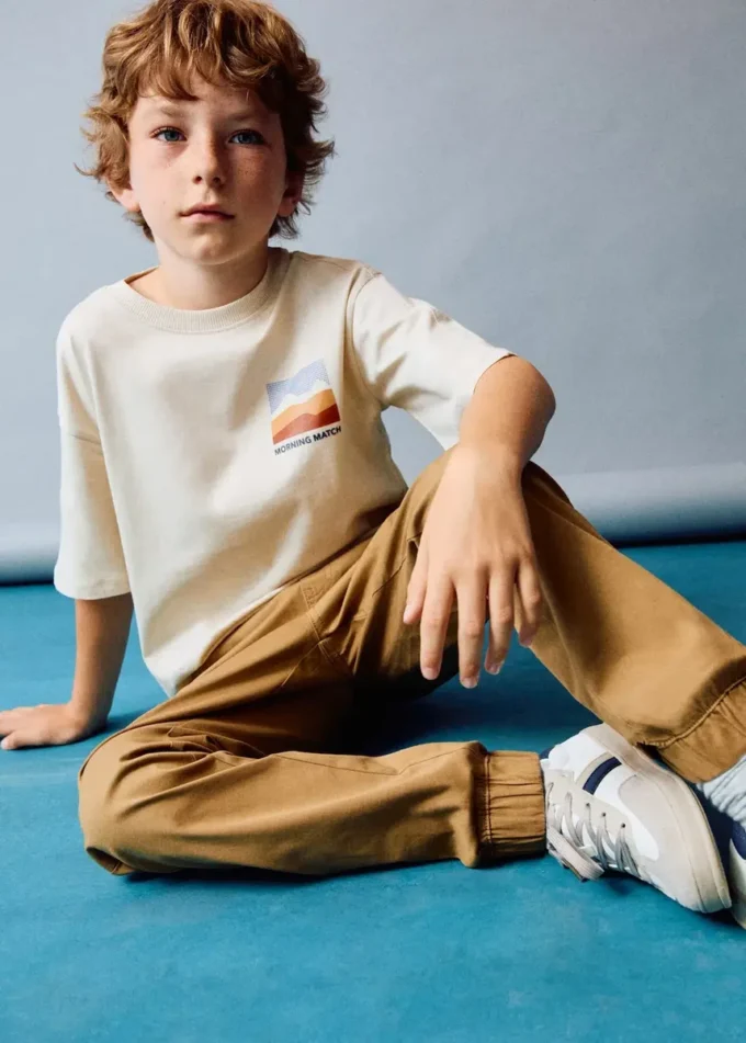 T-shirt stampata a maniche corte T-shirt stampata a maniche corte