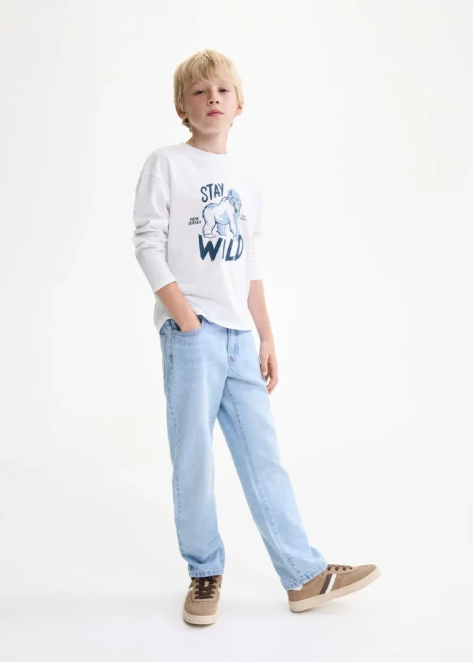 T-shirt stampata a maniche corte T-shirt stampata a maniche corte