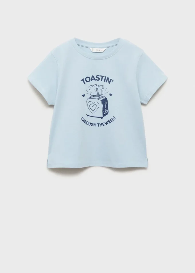 T-shirt stampata a maniche corte T-shirt stampata a maniche corte