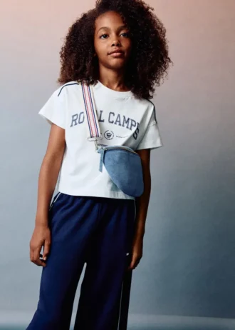 T-shirt stampata a maniche corte