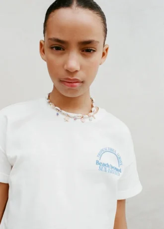 T-shirt stampata a maniche corte T-shirt stampata a maniche corte