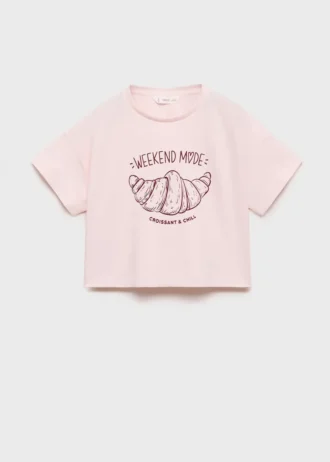 T-shirt stampata a maniche corte T-shirt stampata a maniche corte