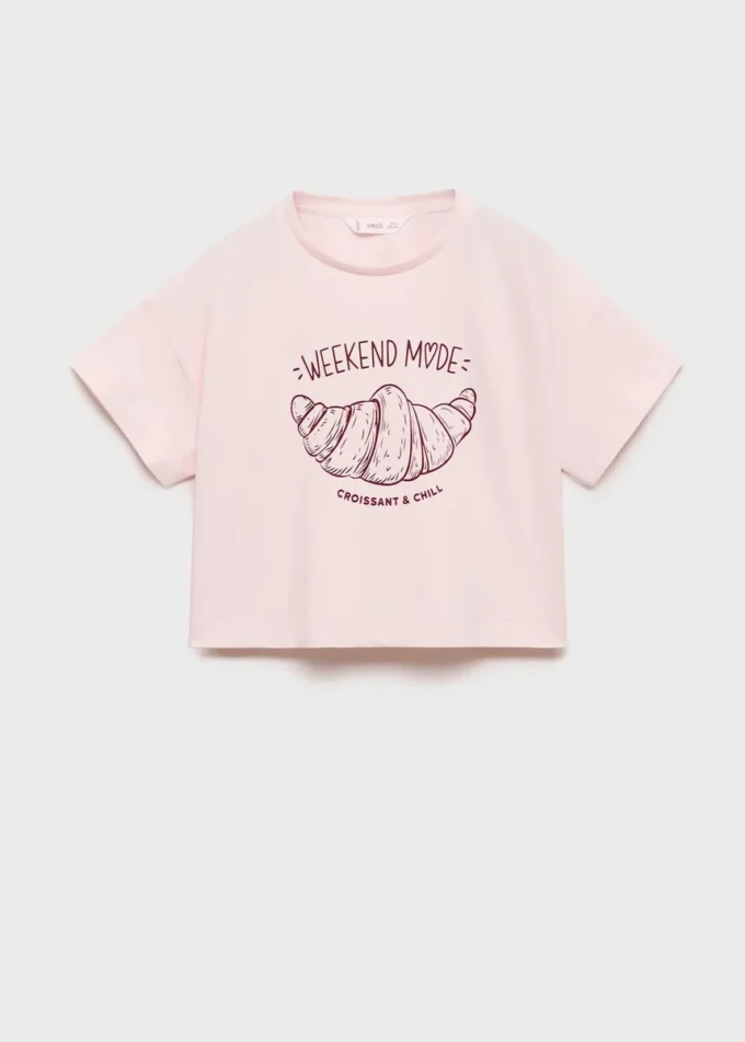 T-shirt stampata a maniche corte T-shirt stampata a maniche corte