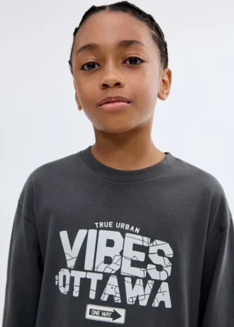 T-shirt stampata a maniche corte