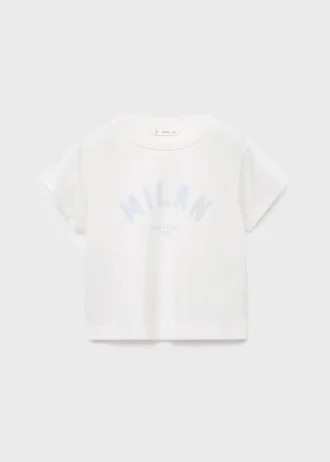 T-shirt stampata a maniche corte