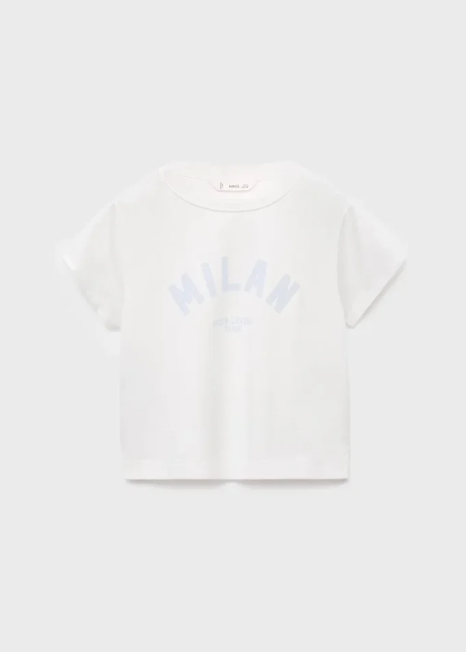 T-shirt stampata a maniche corte T-shirt stampata a maniche corte