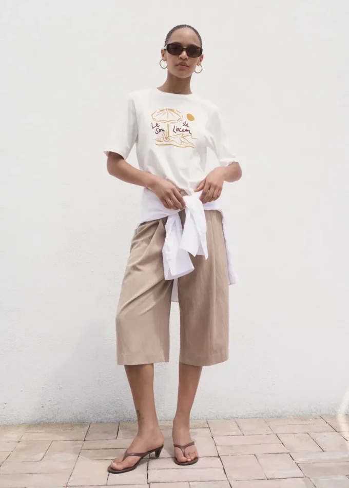 T-shirt stampata a maniche corte T-shirt stampata a maniche corte