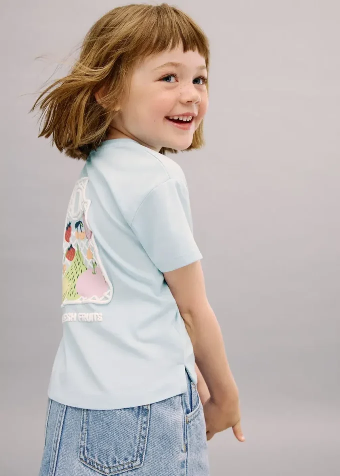 T-shirt stampata a maniche corte T-shirt stampata a maniche corte