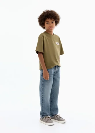 T-shirt stampata a maniche corte