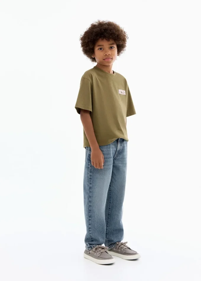 T-shirt stampata a maniche corte T-shirt stampata a maniche corte