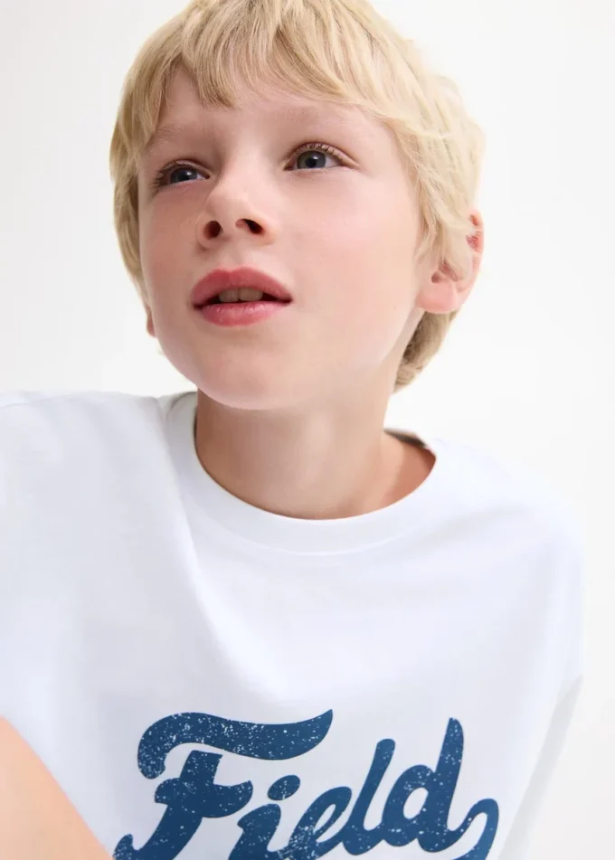 T-shirt stampata a maniche corte T-shirt stampata a maniche corte