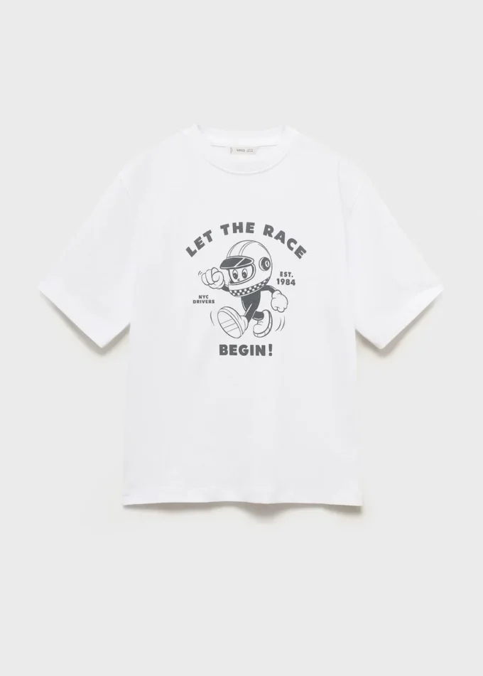 T-shirt stampata a maniche corte T-shirt stampata a maniche corte