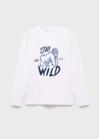 T-shirt stampata a maniche corte