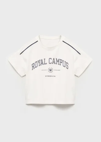 T-shirt stampata a maniche corte