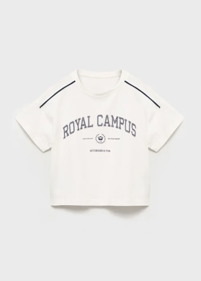 T-shirt stampata a maniche corte T-shirt stampata a maniche corte