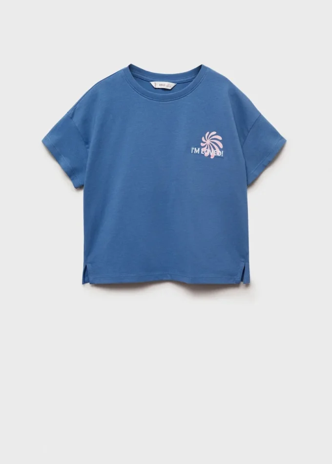 T-shirt stampata a maniche corte T-shirt stampata a maniche corte