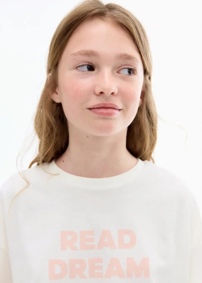 T-shirt stampata a maniche corte