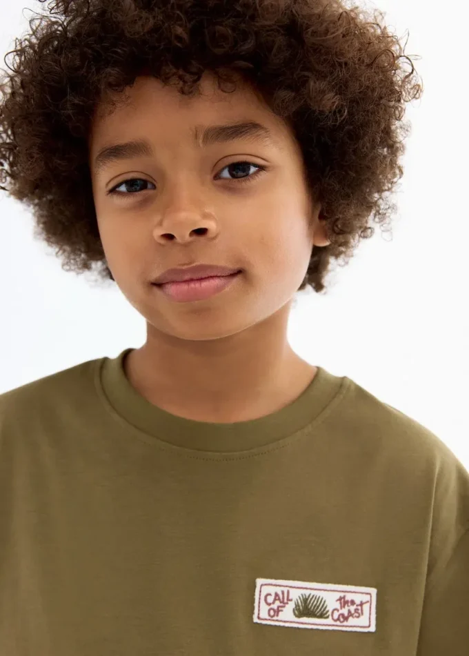 T-shirt stampata a maniche corte T-shirt stampata a maniche corte