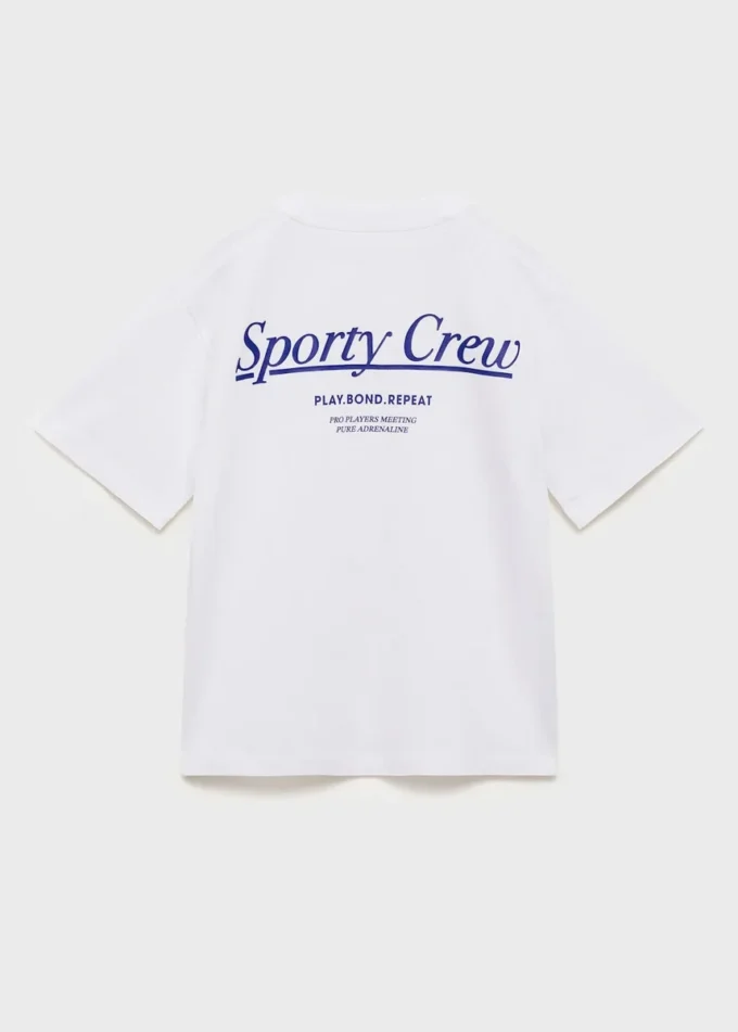 T-shirt stampata a maniche corte T-shirt stampata a maniche corte