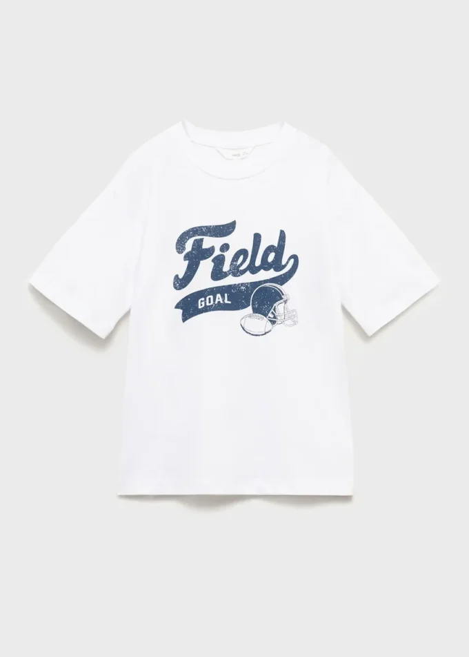 T-shirt stampata a maniche corte T-shirt stampata a maniche corte