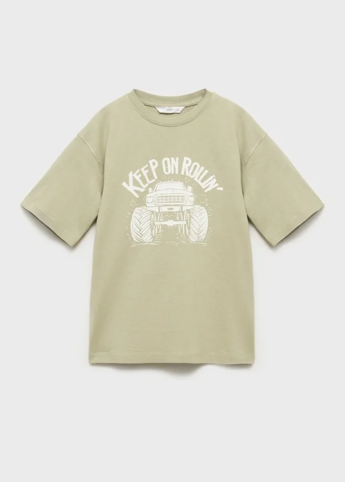 T-shirt stampata a maniche corte T-shirt stampata a maniche corte